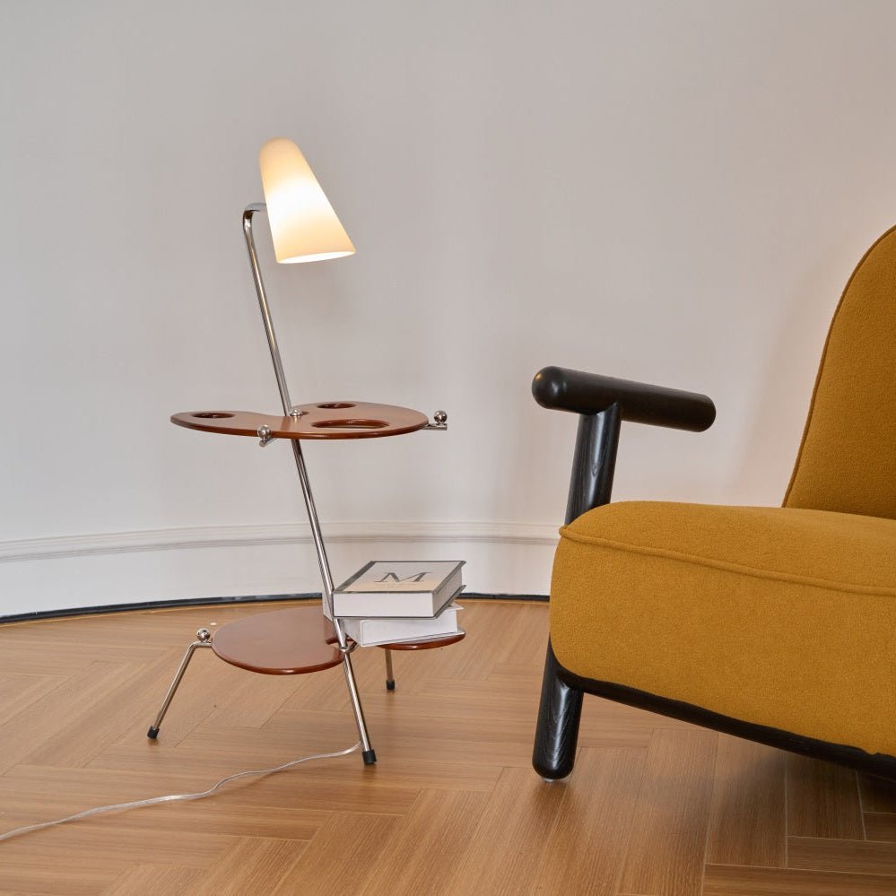 Vaughn Modern Wood Floor Lamp - Letslighting