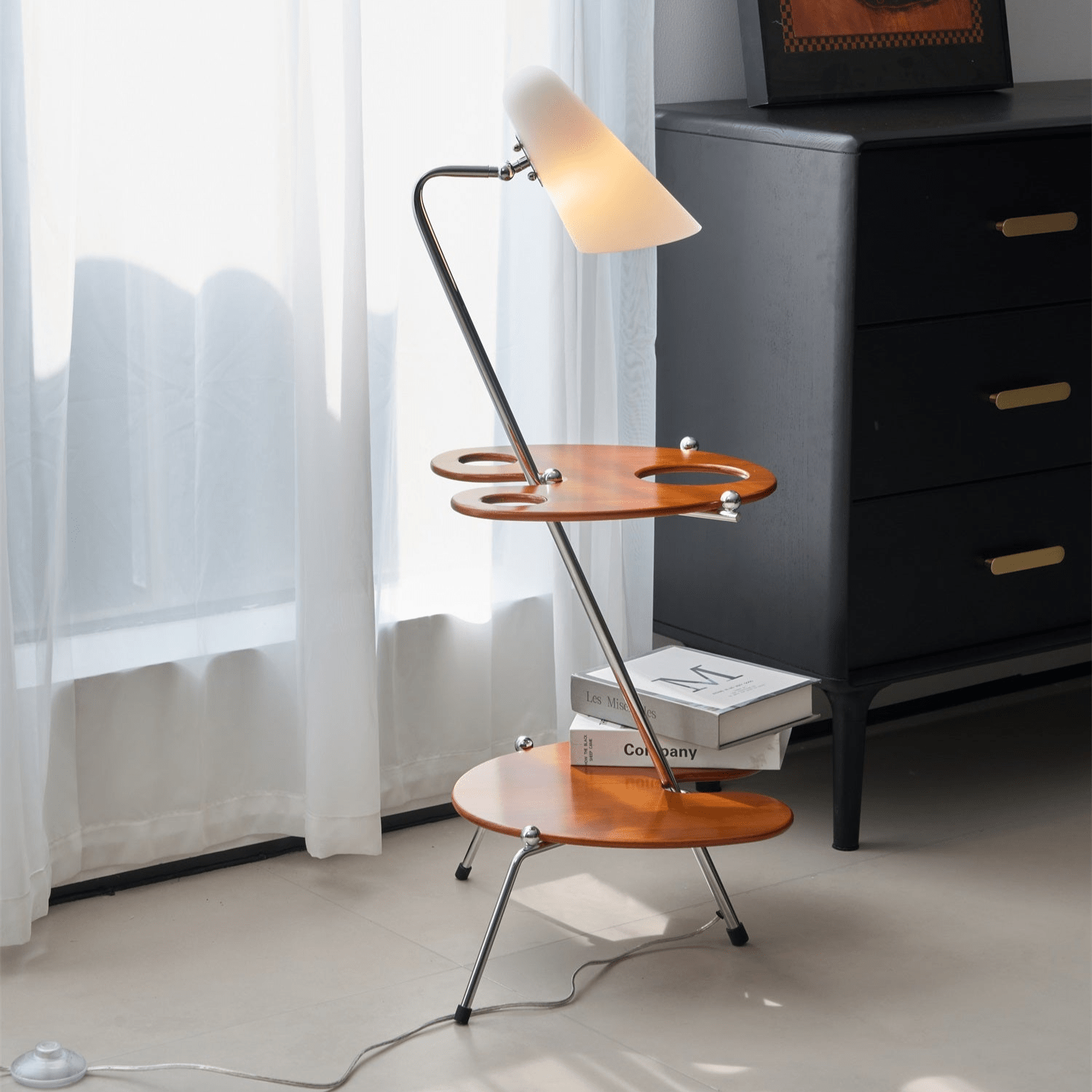 Vaughn Modern Wood Floor Lamp - Letslighting