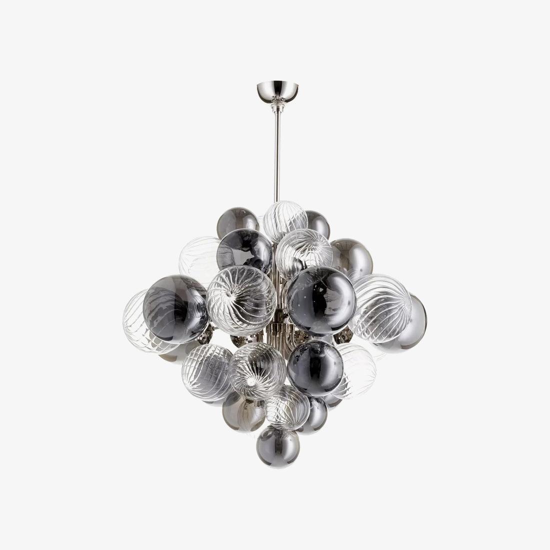 Lustra Chandelier Pallocino Chrome Glass Ball - Letslighting