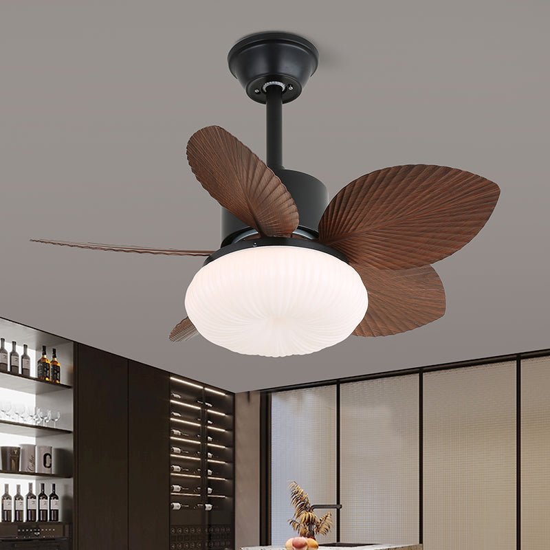 Liora Tropical Wood Ceiling Fan Light - Letslighting