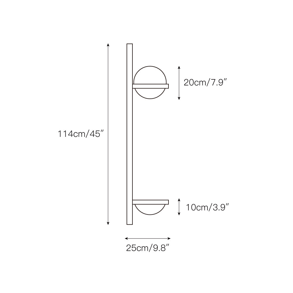 Olthaarae Modern Minimalist Plastic Wall Lamp - Letslighting