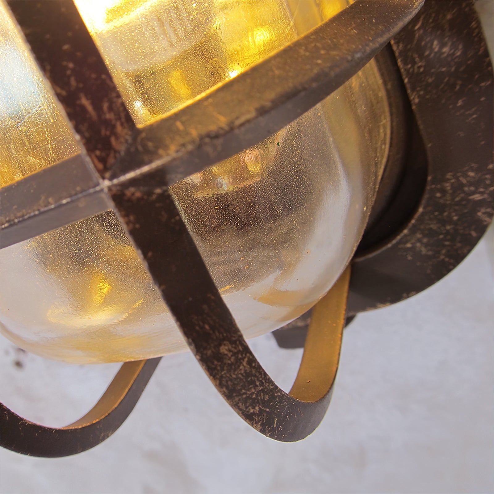Omirara Unique Traditional Glass Wall Light - Letslighting