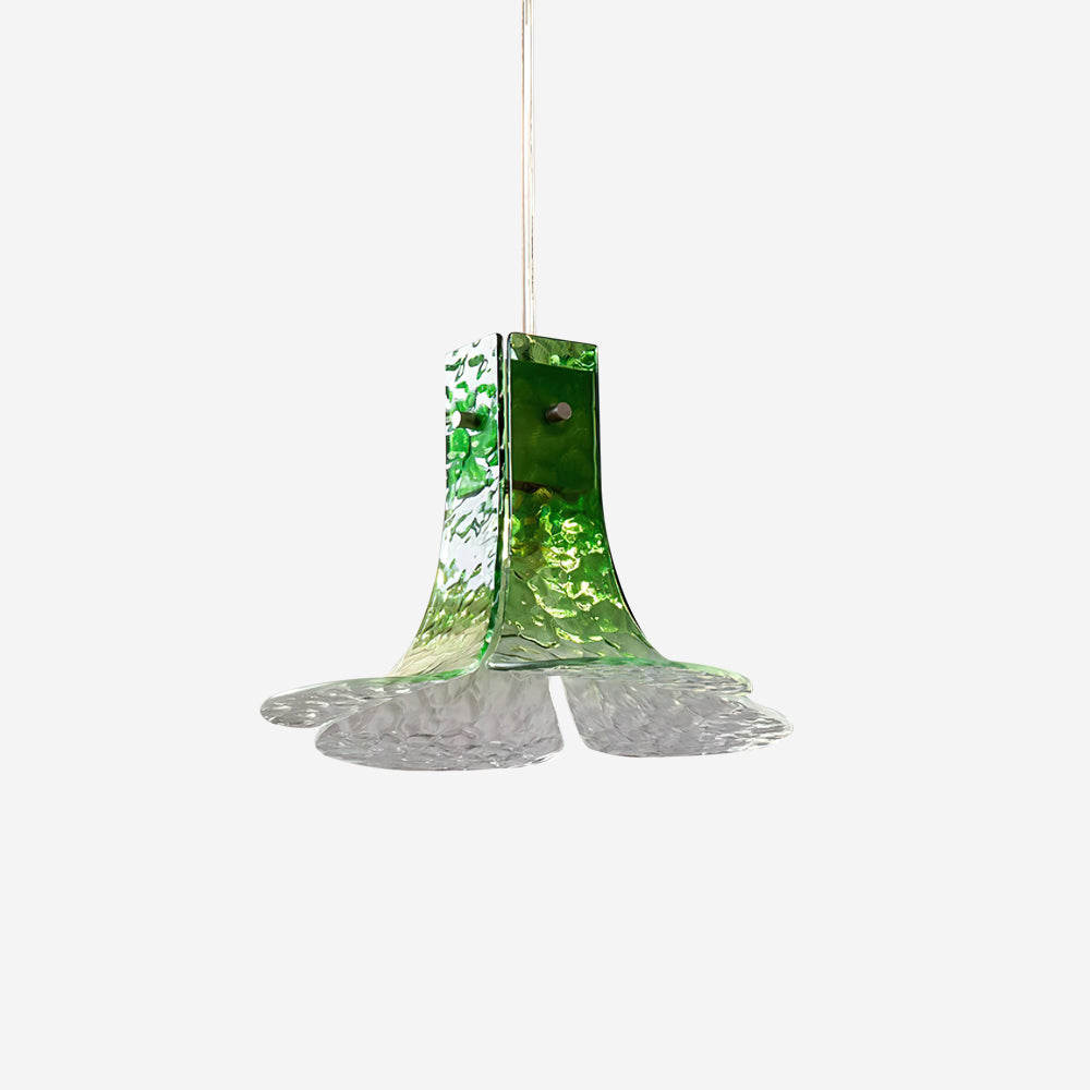 Panya Glass Pendant Lamp Hand-Blown Petal Organic - Letslighting