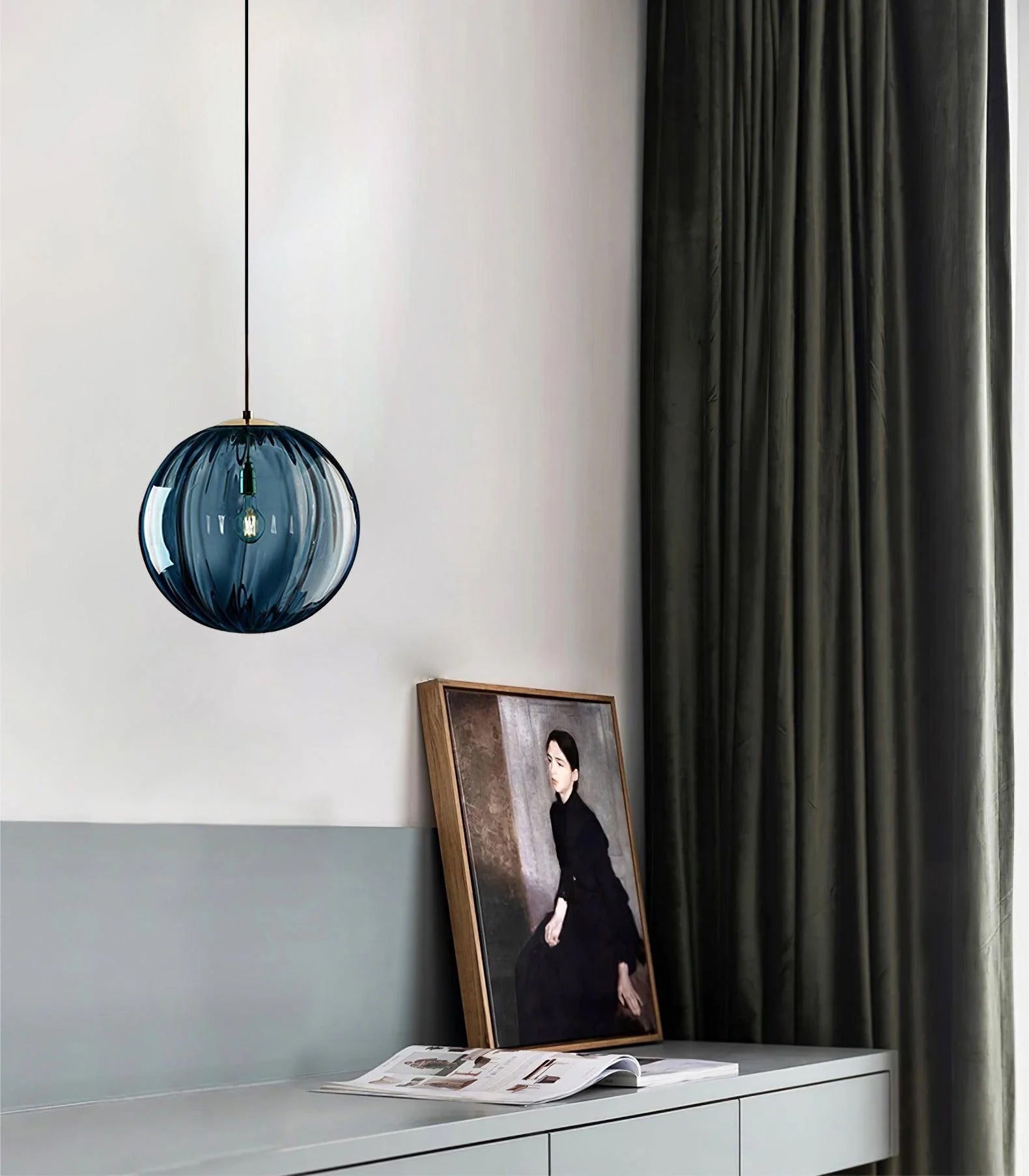 Halore Glass Vintage Pendant Light - Letslighting