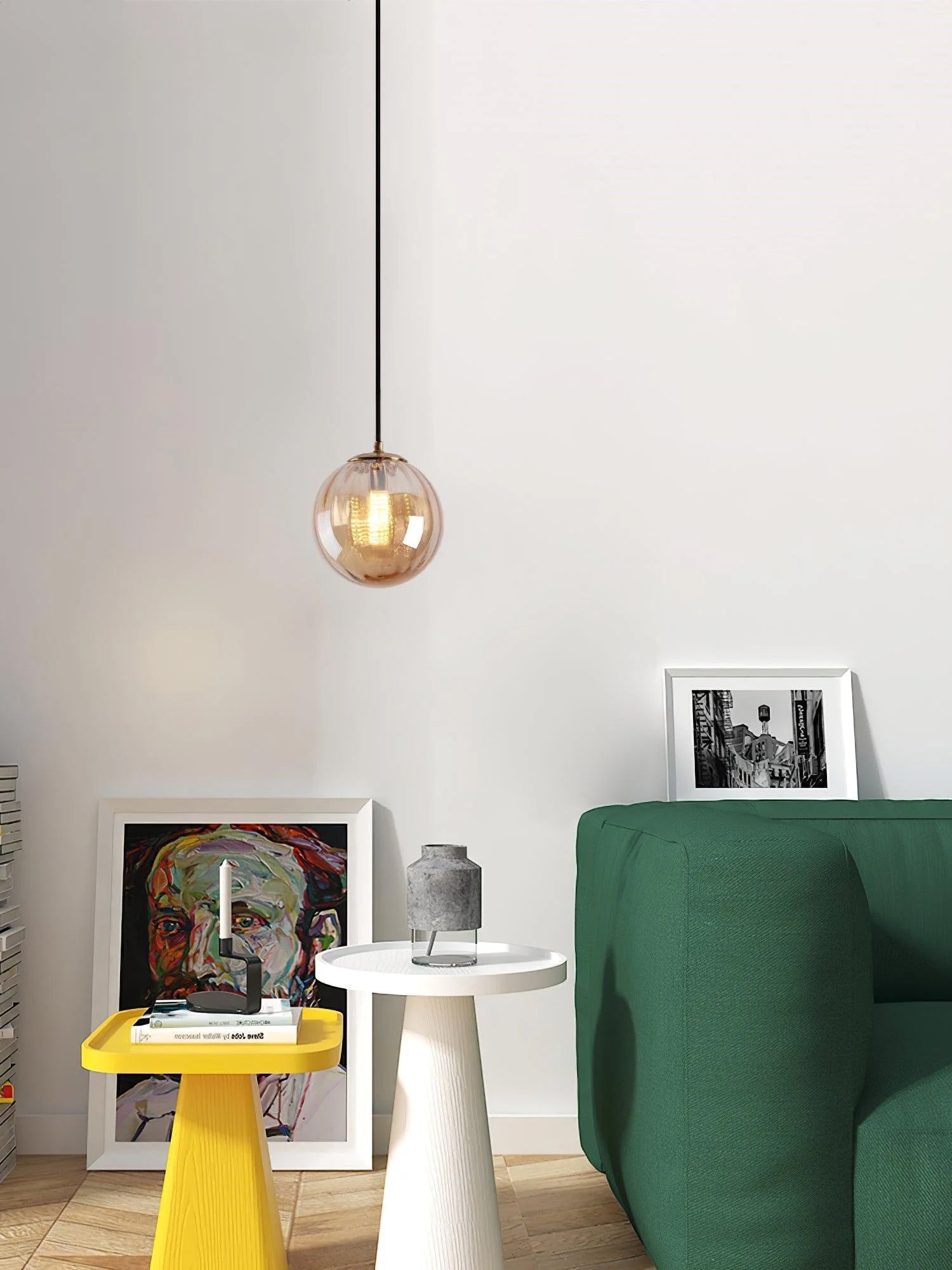 Halore Glass Vintage Pendant Light - Letslighting