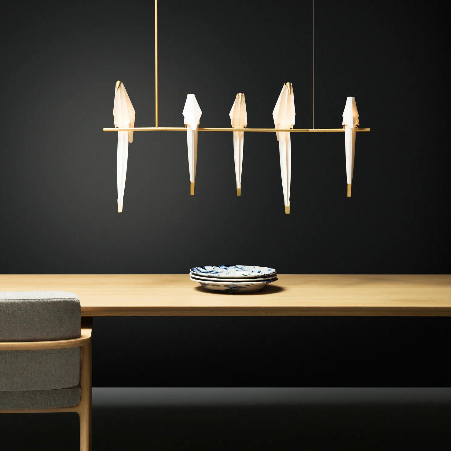 Clifford White Paper Crane Chandelier - Letslighting