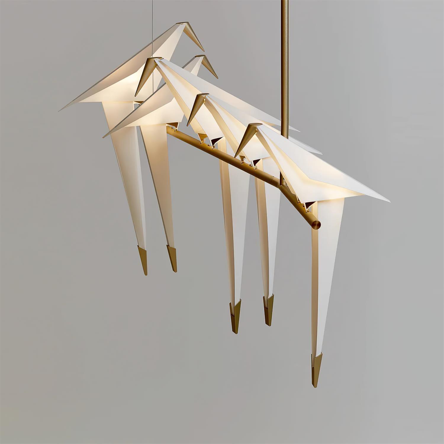 Clifford White Paper Crane Chandelier - Letslighting