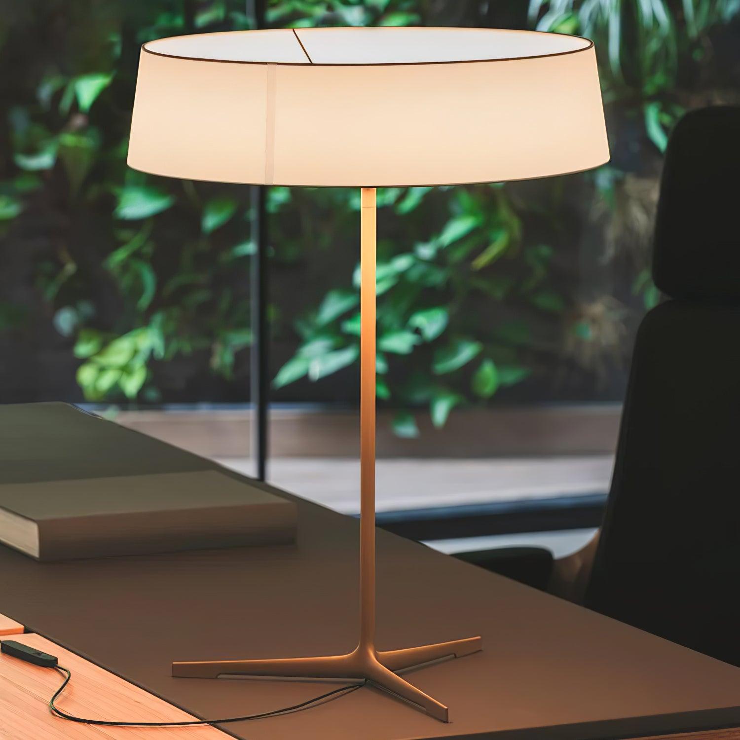 Nevita Fabric Scandinavian Table Lamp - Letslighting