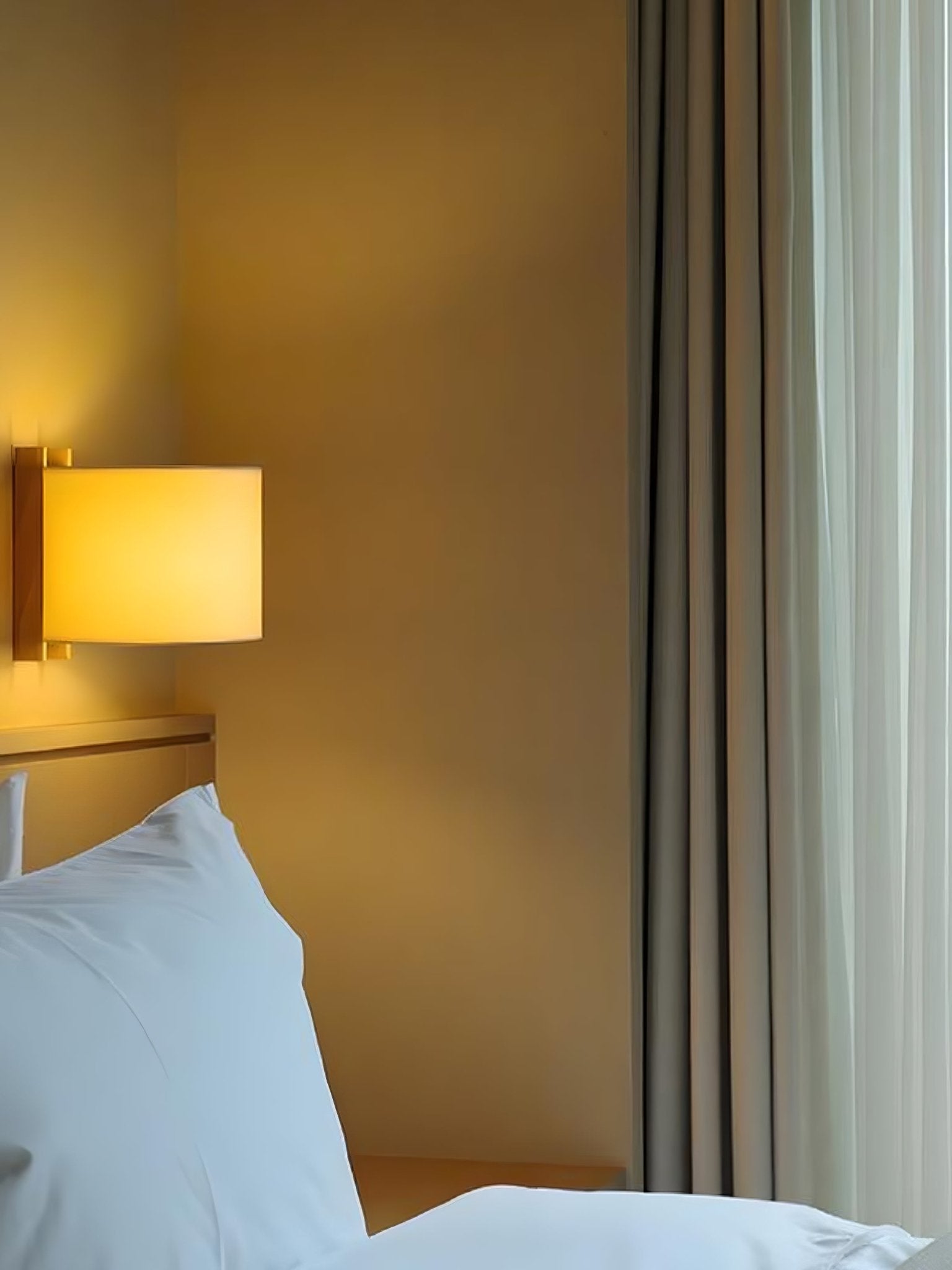 Aura Minimalist Fabric Wall Light - Letslighting