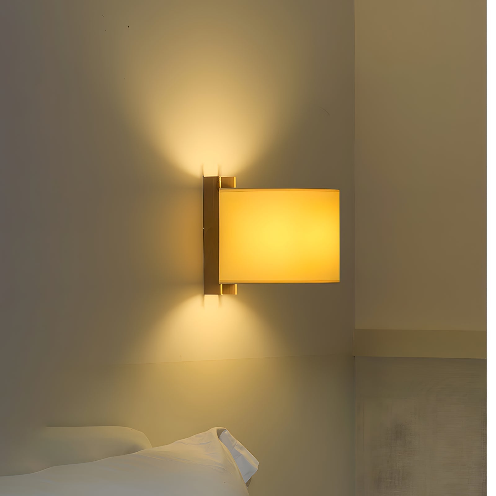 Aura Minimalist Fabric Wall Light - Letslighting