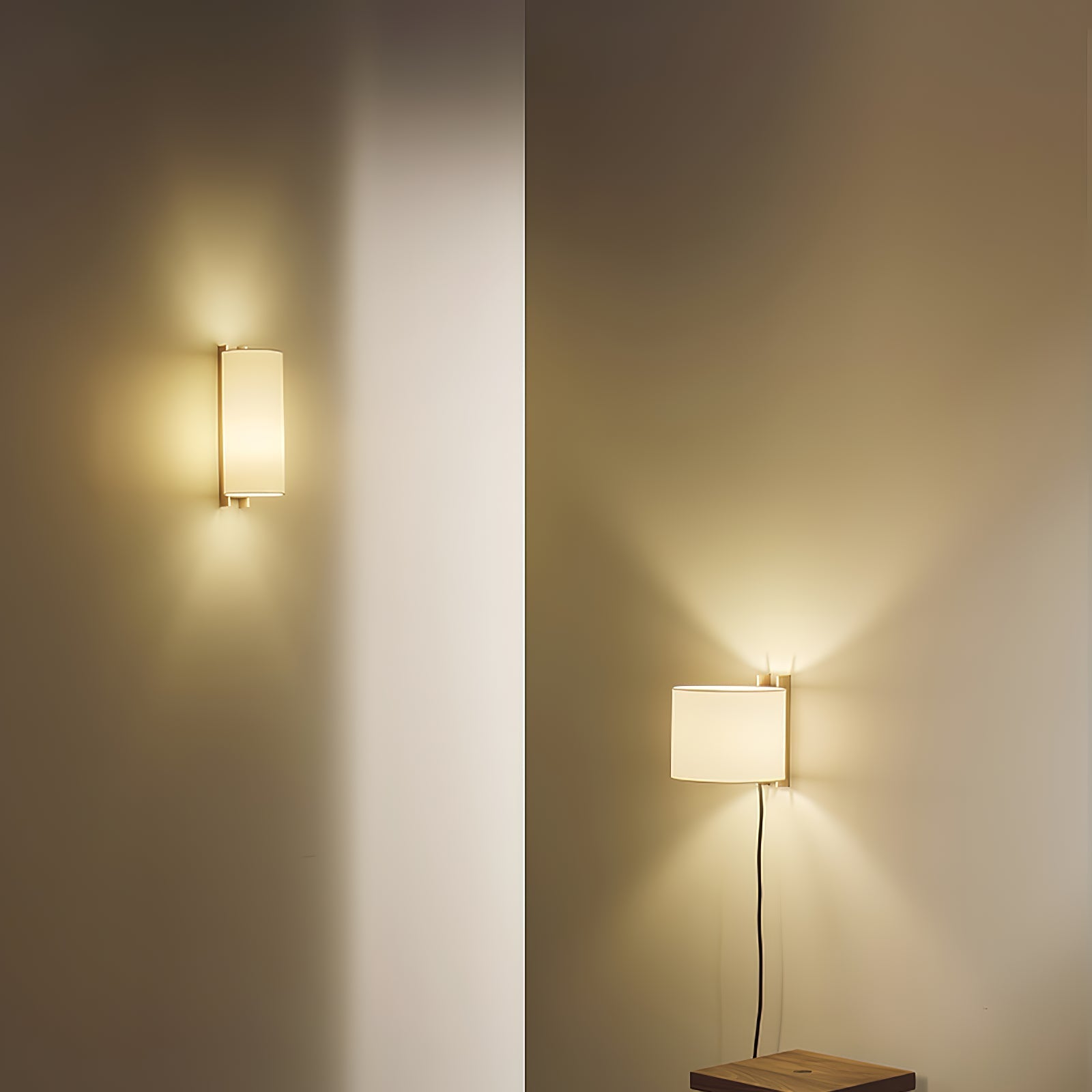 Aura Minimalist Fabric Wall Light - Letslighting