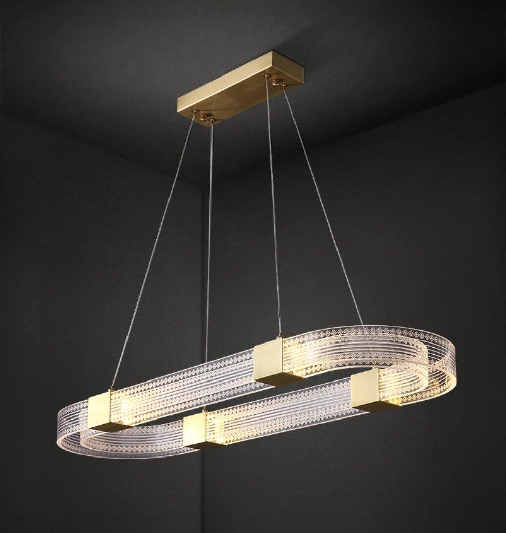 Eurdora Modern Minimalist Ring LED Chandelier - Letslighting