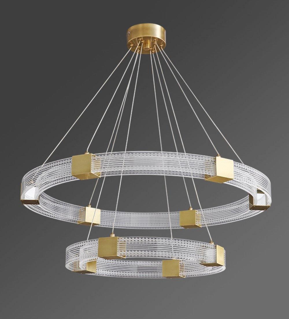 Eurdora Modern Minimalist Ring LED Chandelier - Letslighting