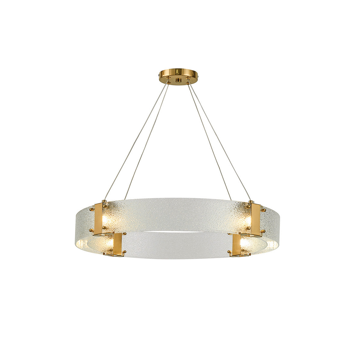 Parallel Modern Minimalist Ring Glass Chandelier - Letslighting