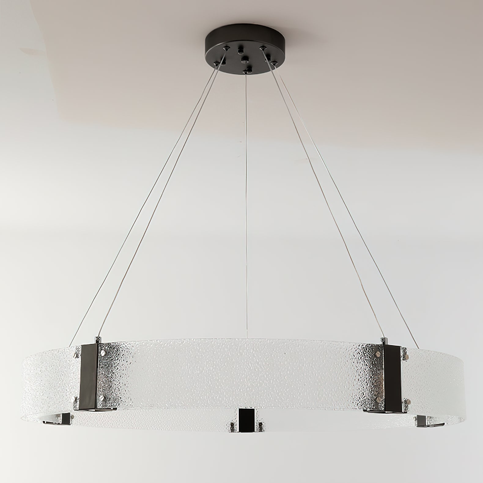 Parallel Modern Minimalist Ring Glass Chandelier - Letslighting