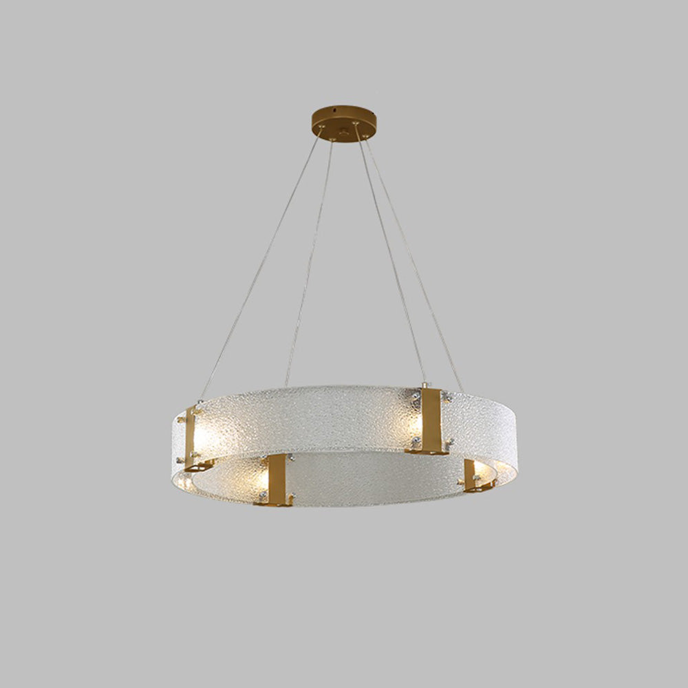 Parallel Modern Minimalist Ring Glass Chandelier - Letslighting