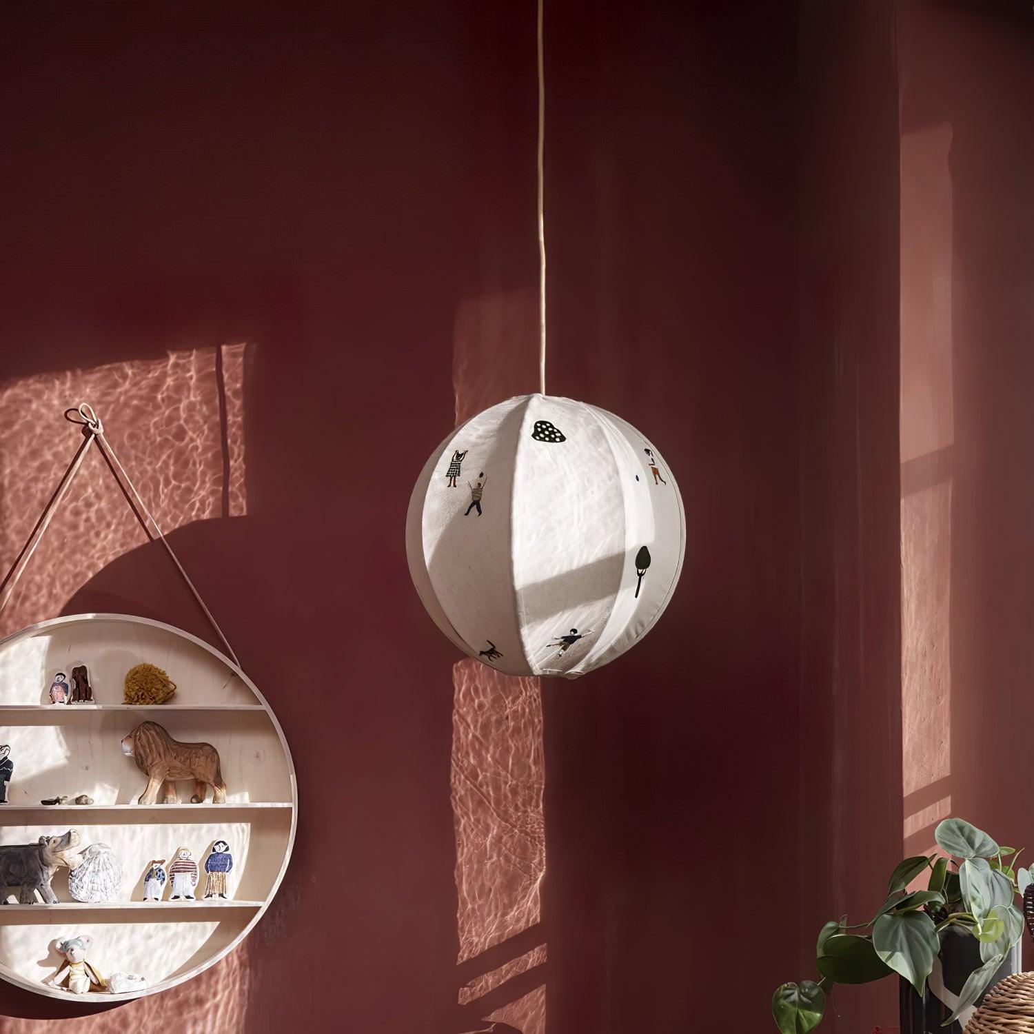 Ritta Paper Ball Drawing Pendant Light - Letslighting