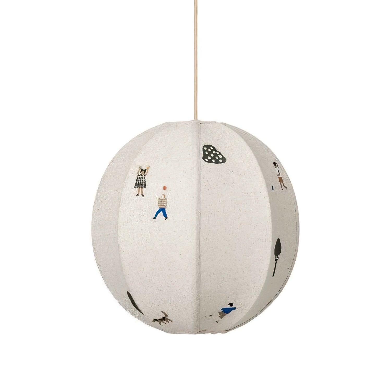 Ritta Paper Ball Drawing Pendant Light - Letslighting