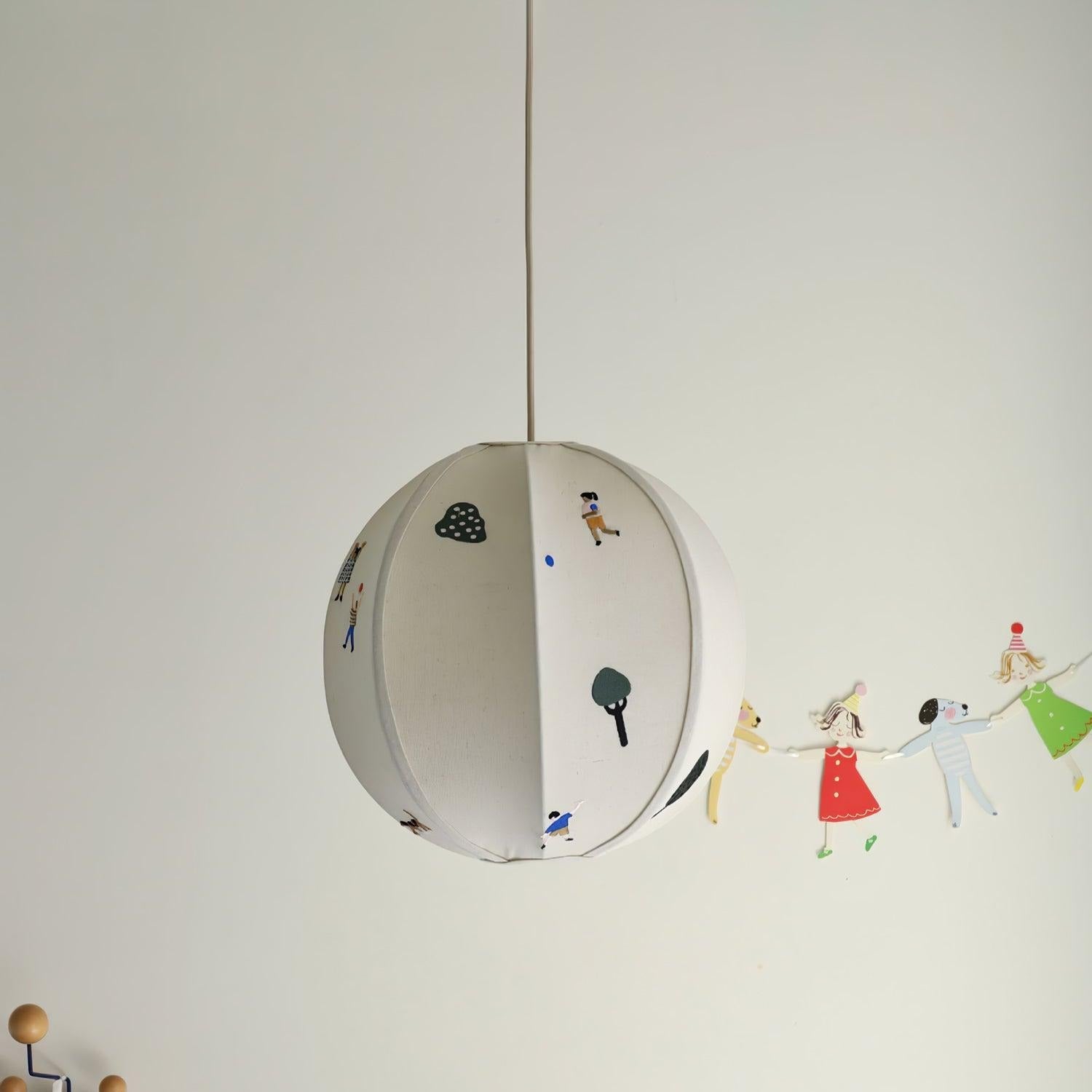 Ritta Paper Ball Drawing Pendant Light - Letslighting