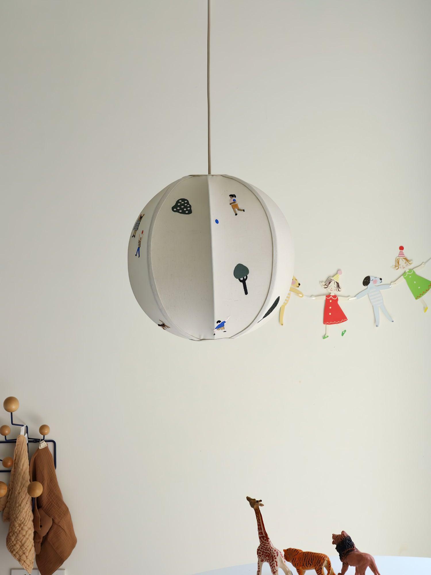 Cadorus Art Textile Swag Fabric Pendant Lamp - Letslighting