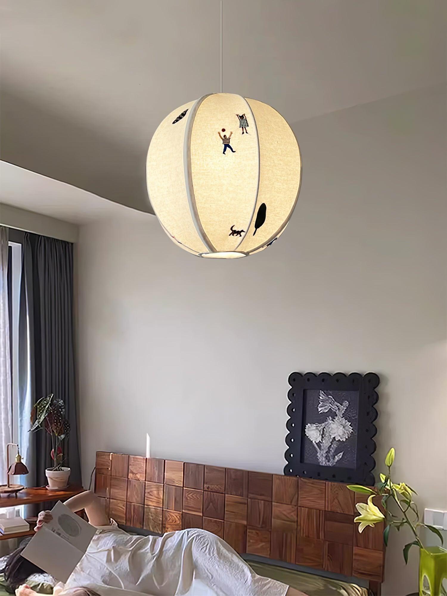 Cadorus Art Textile Swag Fabric Pendant Lamp - Letslighting