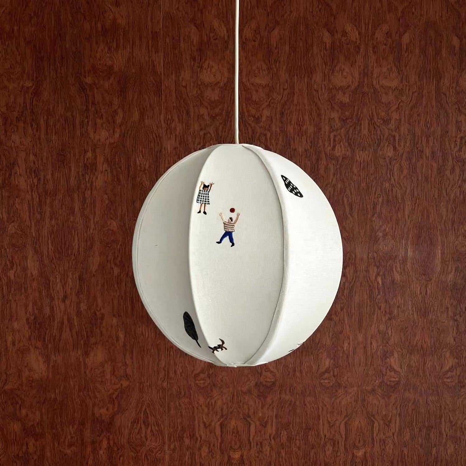 Ritta Paper Ball Drawing Pendant Light - Letslighting
