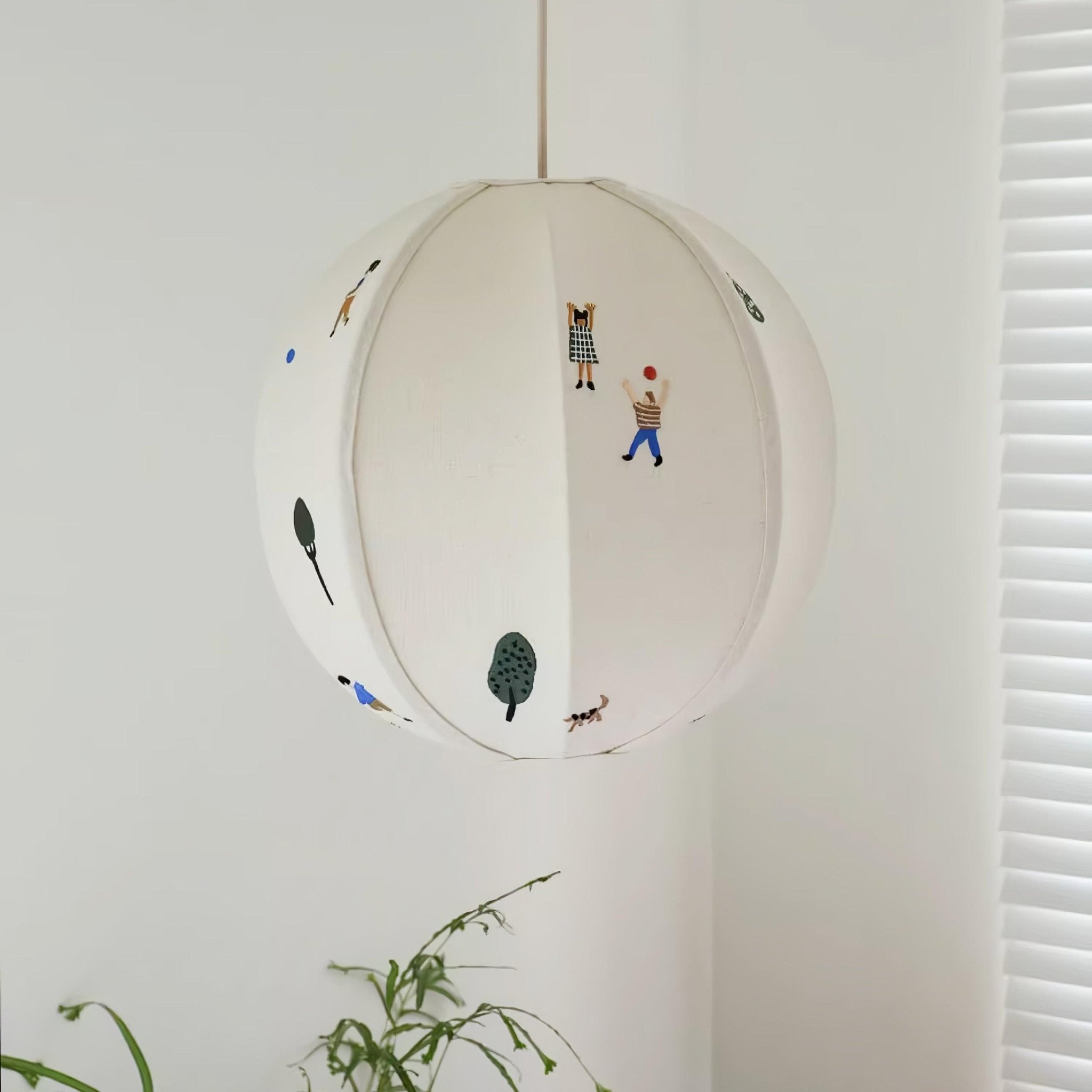 Ritta Paper Ball Drawing Pendant Light - Letslighting