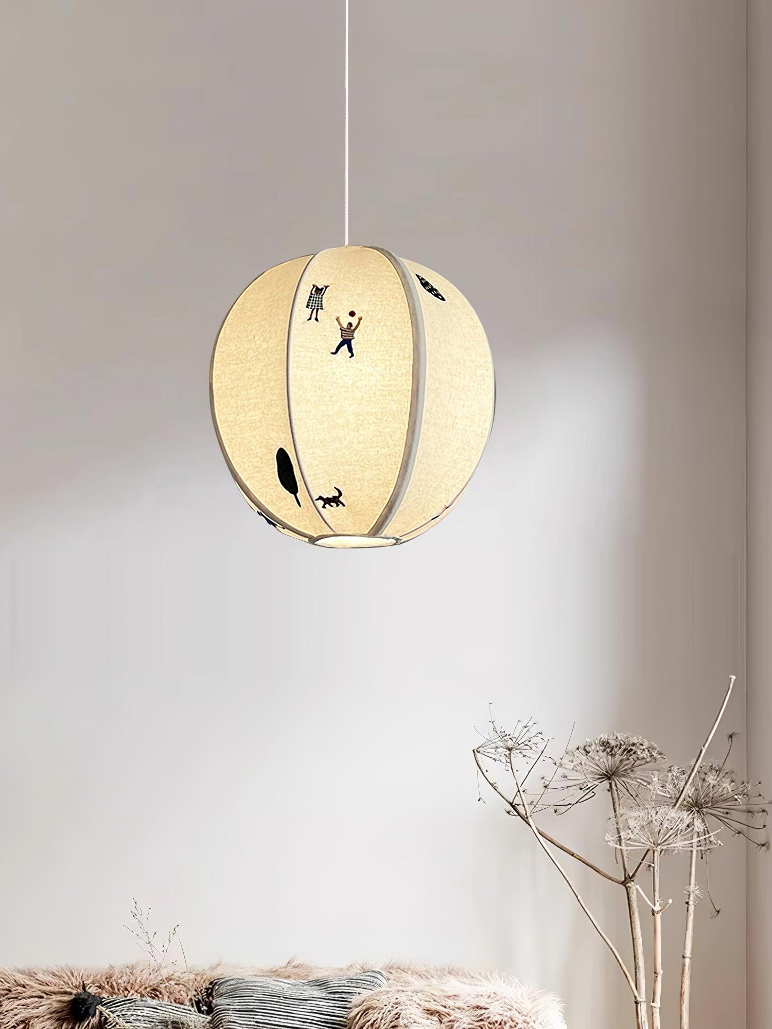 Cadorus Art Textile Swag Fabric Pendant Lamp - Letslighting