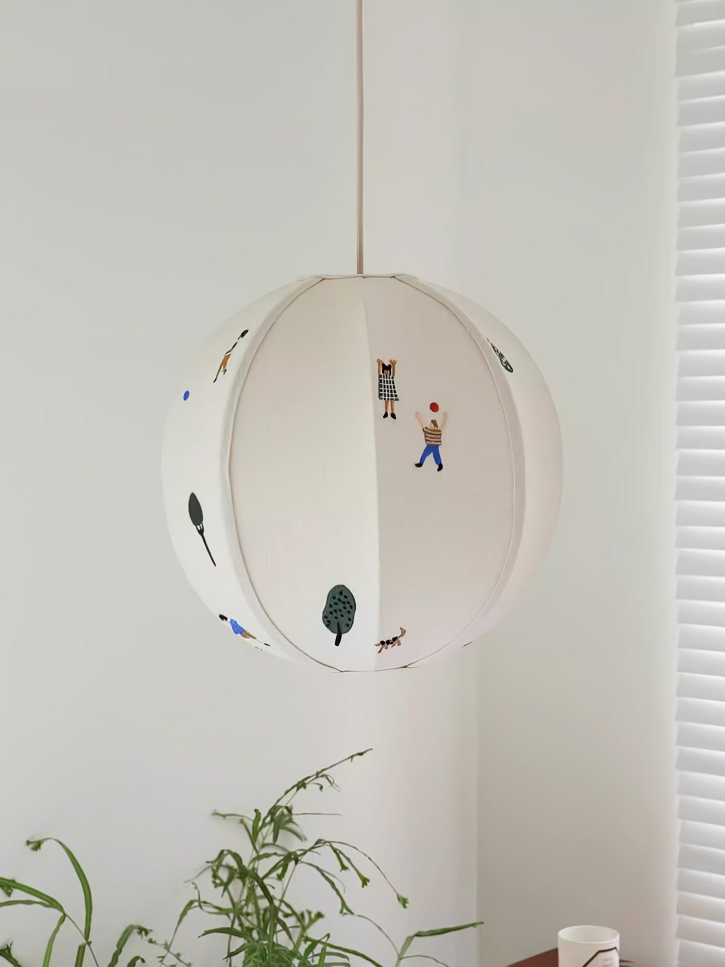 Cadorus Art Textile Swag Fabric Pendant Lamp - Letslighting