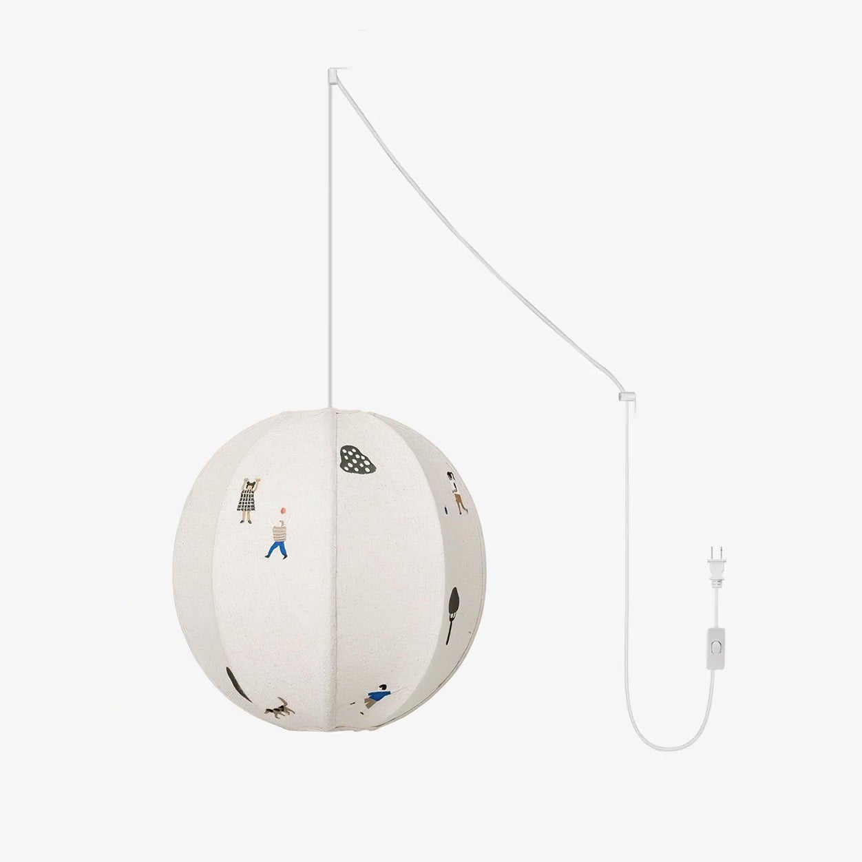 Cadorus Art Textile Swag Fabric Pendant Lamp - Letslighting