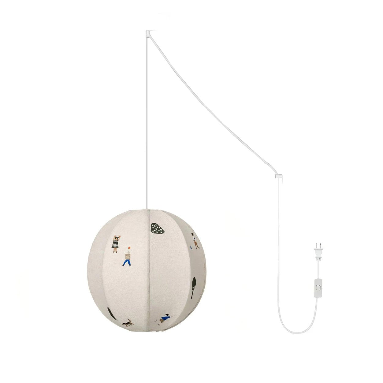 Cadorus Art Textile Swag Fabric Pendant Lamp - Letslighting