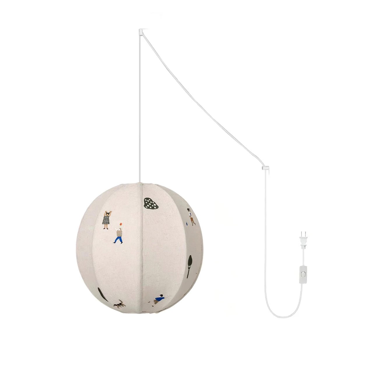 Cadorus Art Textile Swag Fabric Pendant Lamp - Letslighting