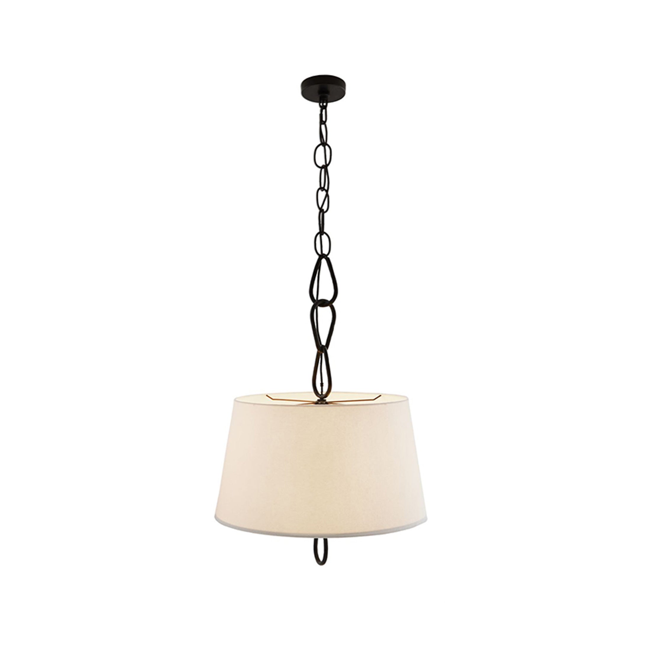 Zesilira Nordic Vintage Black Fabric Pendant Lamp - Letslighting