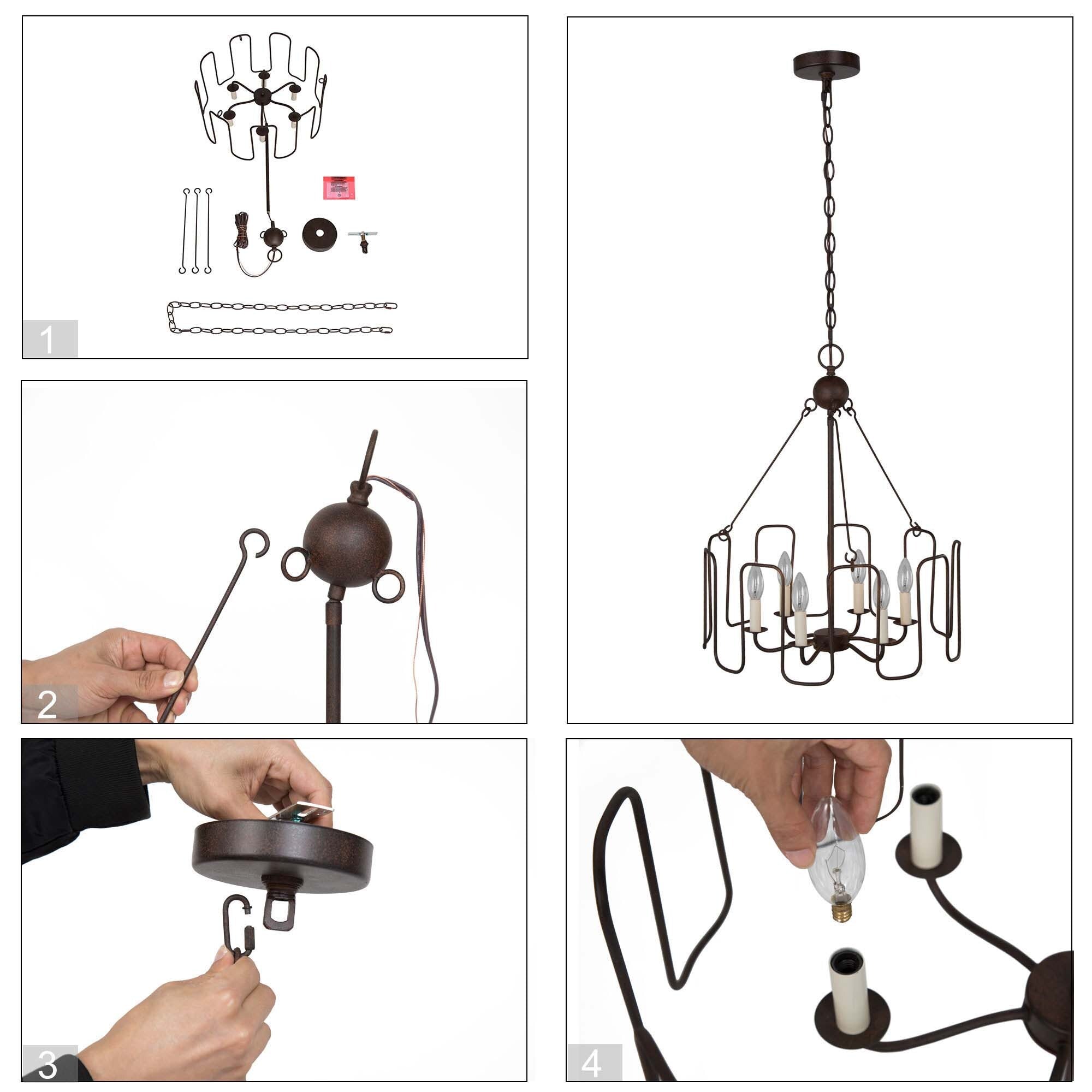 Cocaryra Vintage Industrial Chandelier - Letslighting