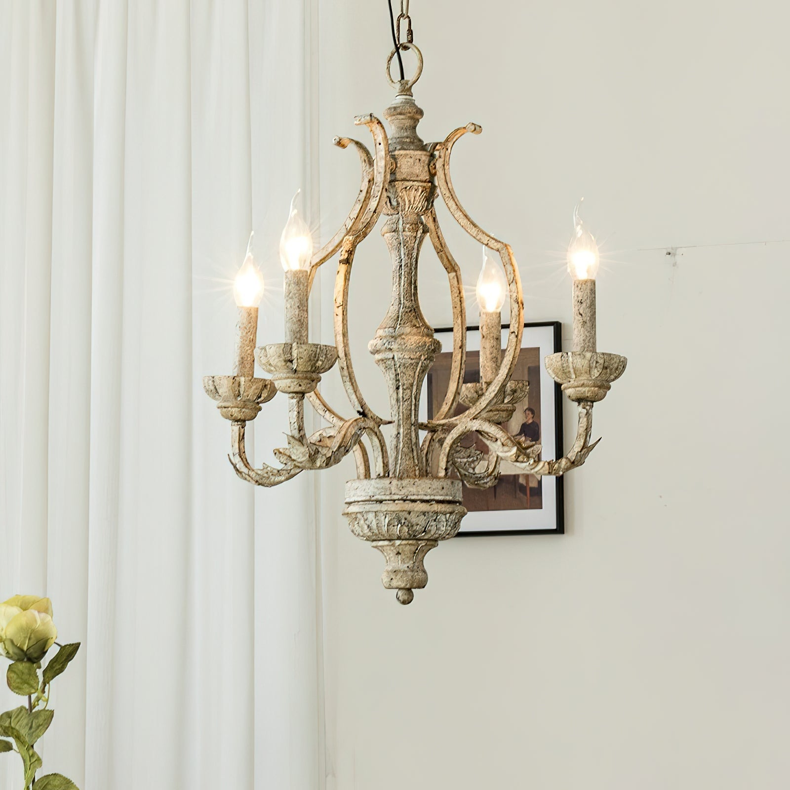 Orinira Vintage Industrial Wood Pendant Lamp - Letslighting