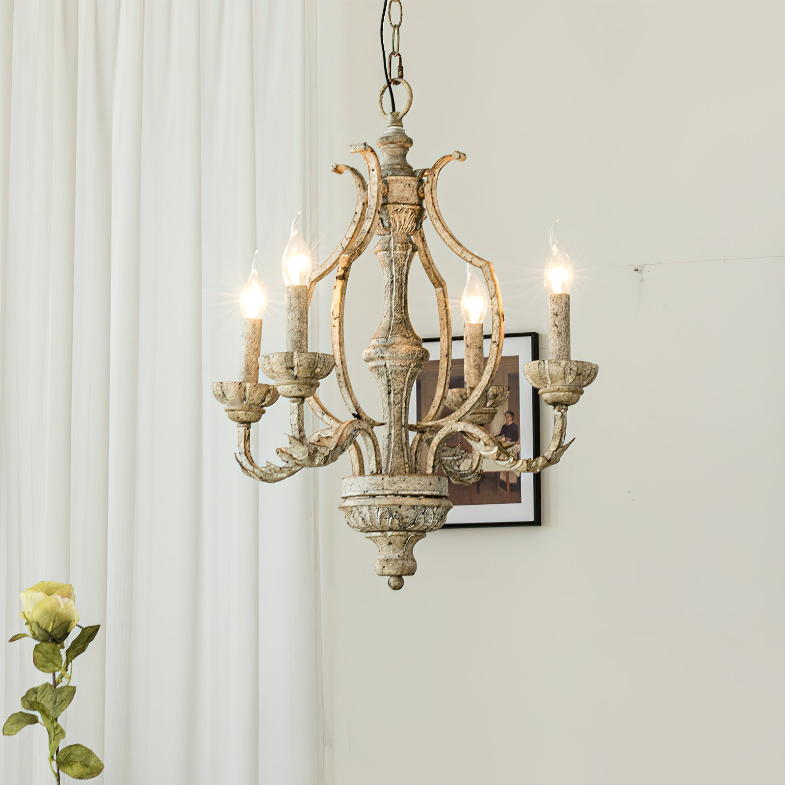 Orinira Vintage Industrial Wood Pendant Lamp - Letslighting