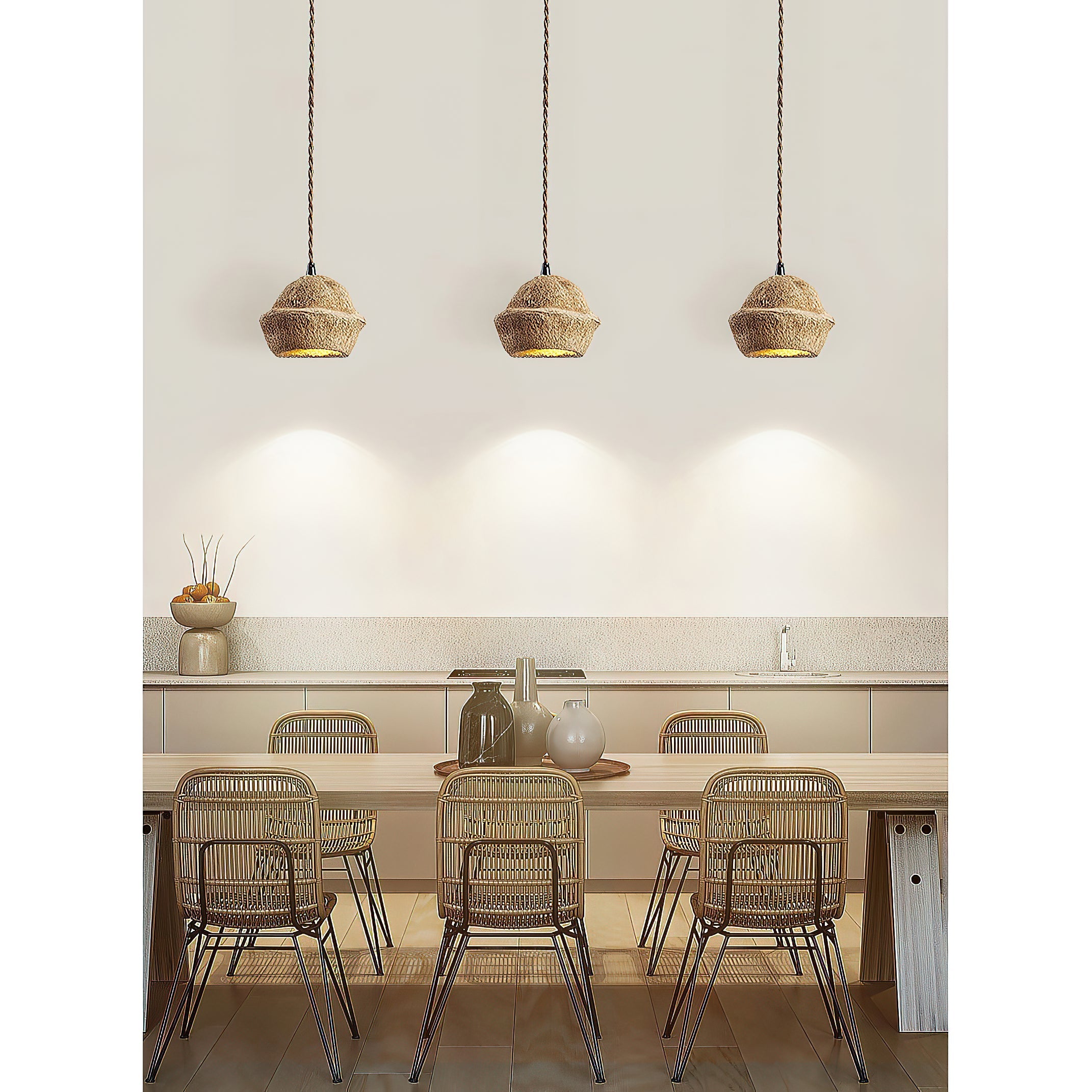 Evshaora Individual Creativity Monkey Bowl Tree Husk Pendant Lamp - Letslighting