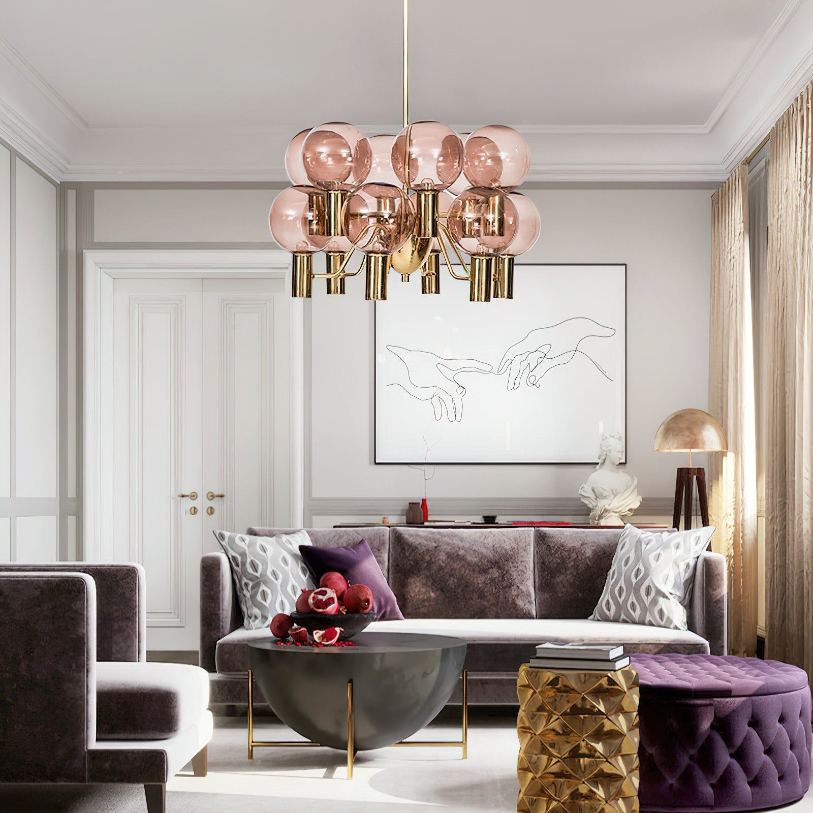 Evmarara Postmodern Luxury Glass Chandelier - Letslighting