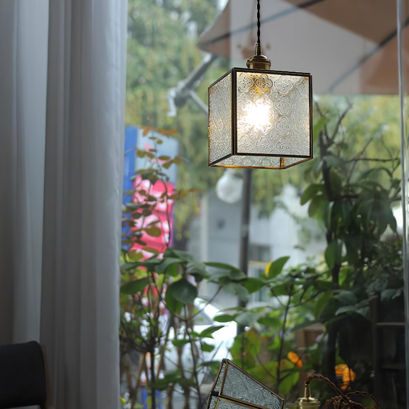Elarace Brass & Glass Elegant Pendant Lamp - Letslighting
