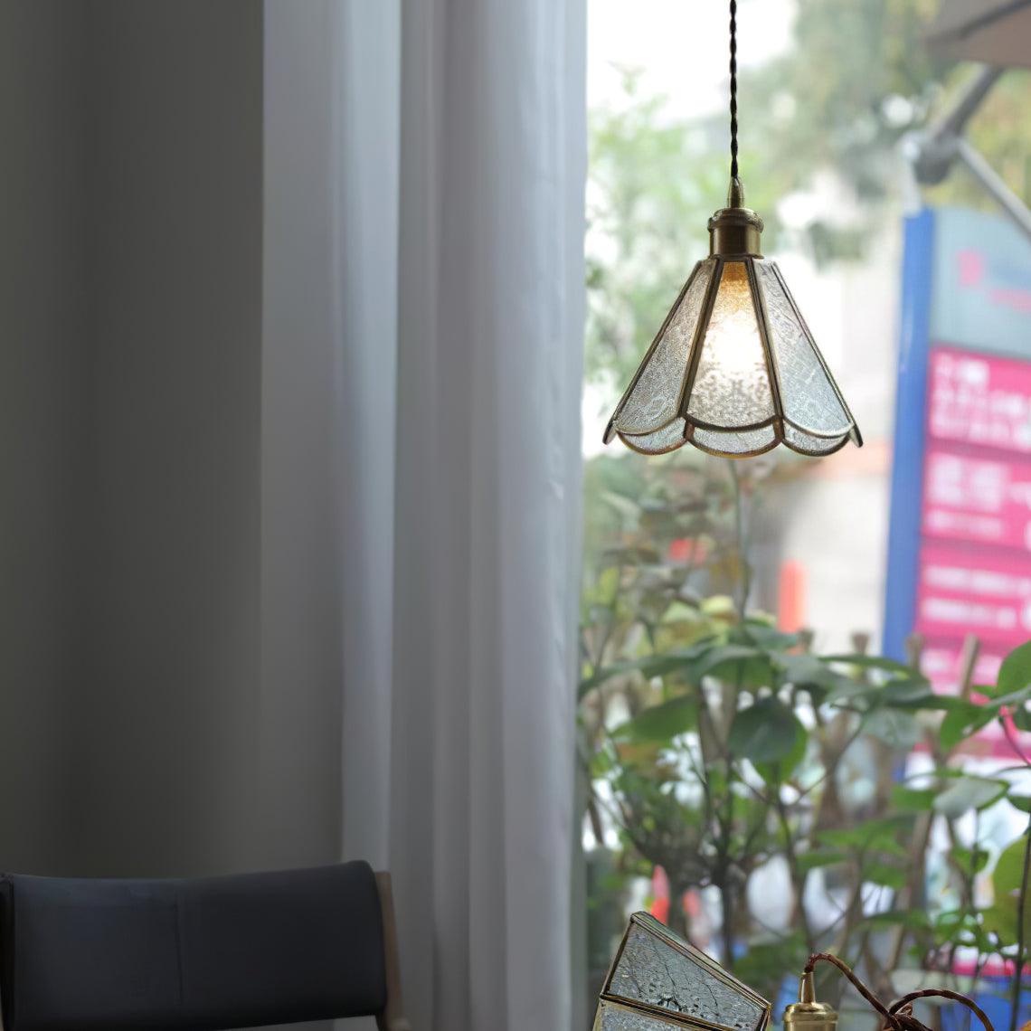 Elarace Brass & Glass Elegant Pendant Lamp - Letslighting