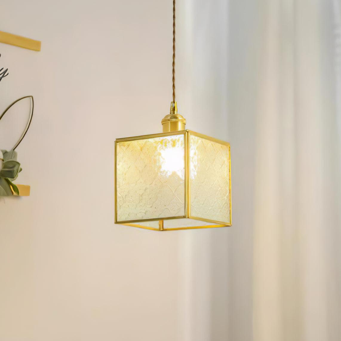 Elarace Brass & Glass Elegant Pendant Lamp - Letslighting