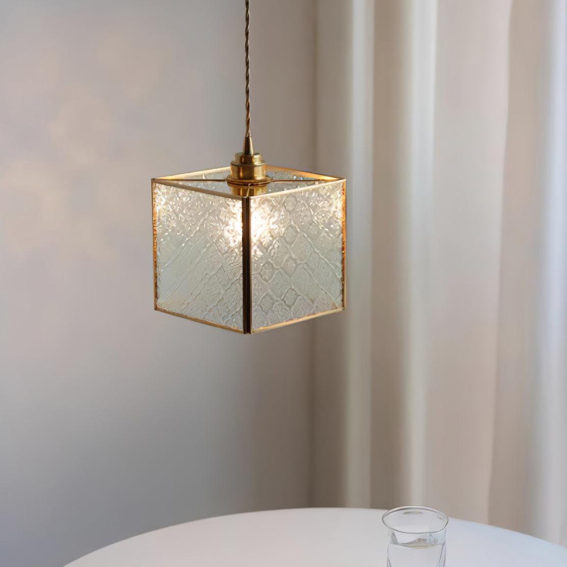Elarace Brass & Glass Elegant Pendant Lamp - Letslighting