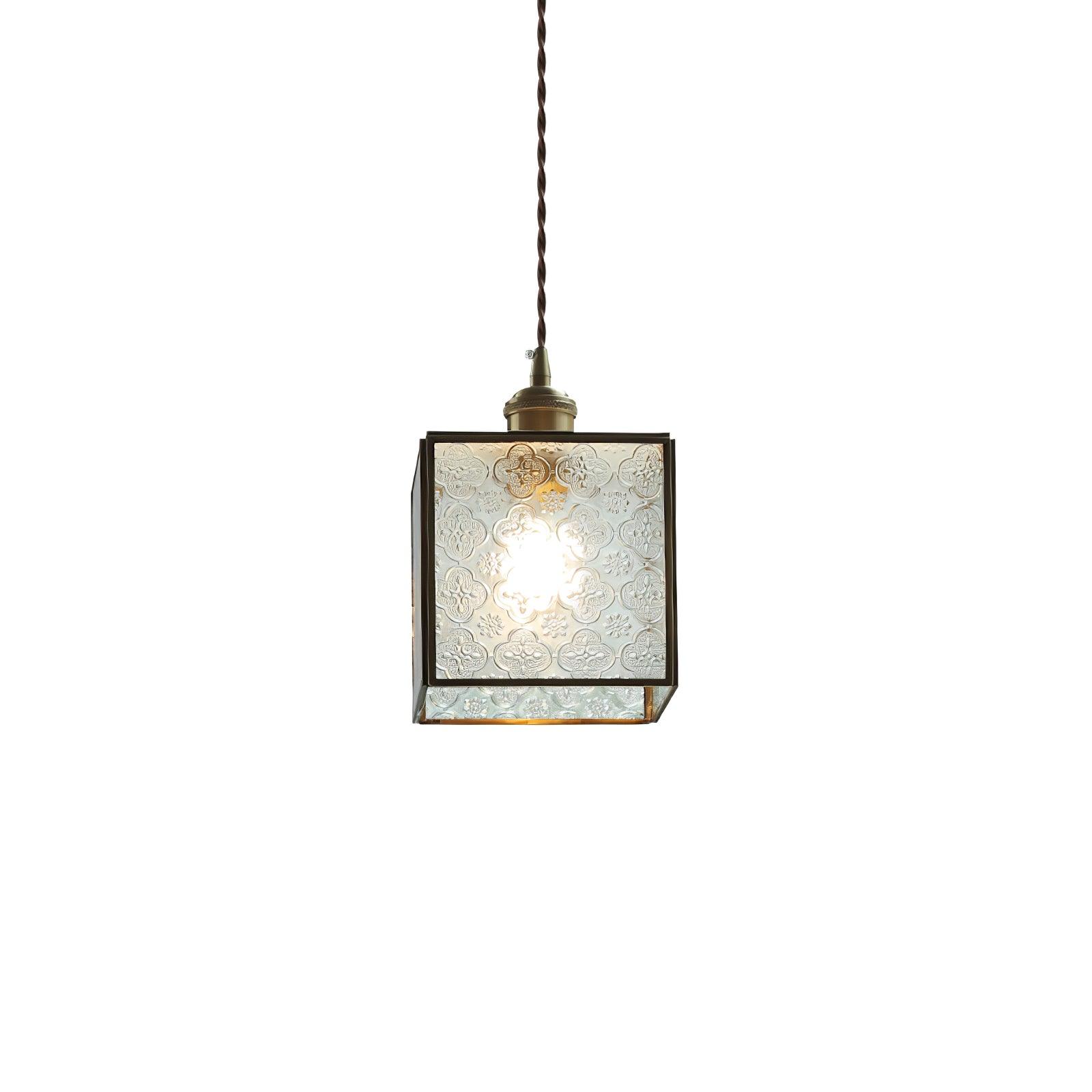 Elarace Brass & Glass Elegant Pendant Lamp - Letslighting
