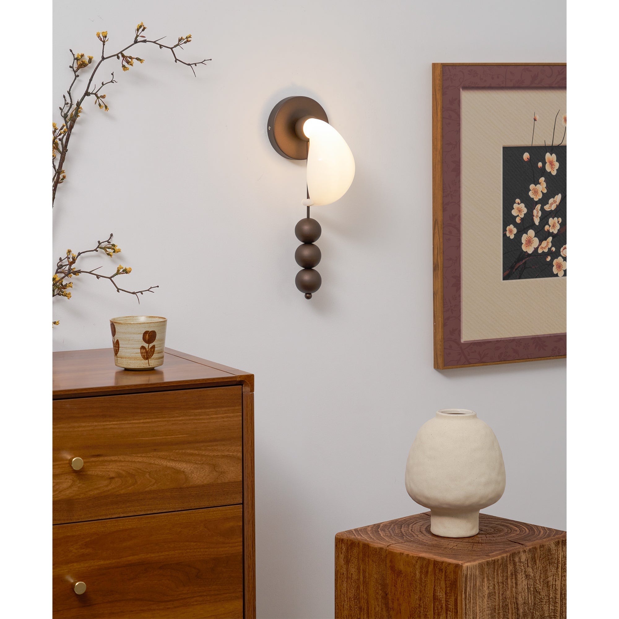 Vesilara Creativity Modern Minimalist Glass Wall Lamp - Letslighting