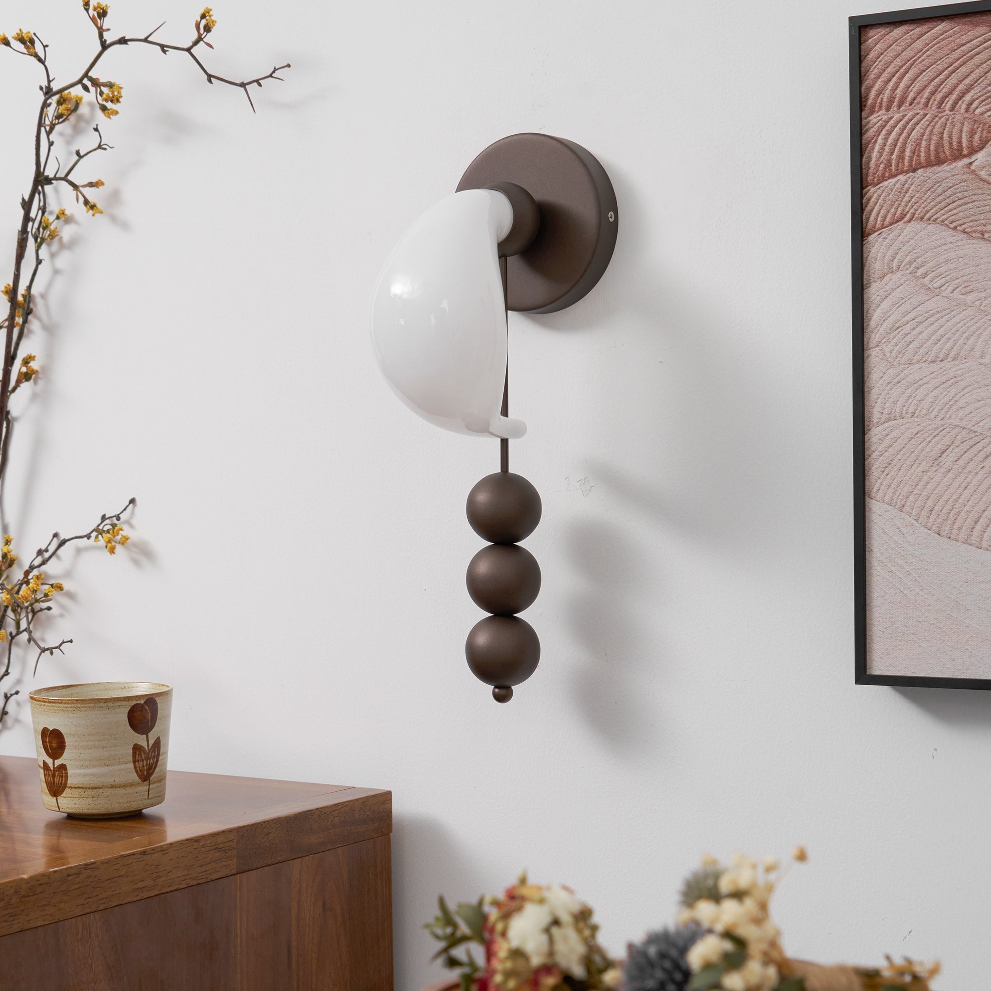 Vesilara Creativity Modern Minimalist Glass Wall Lamp - Letslighting