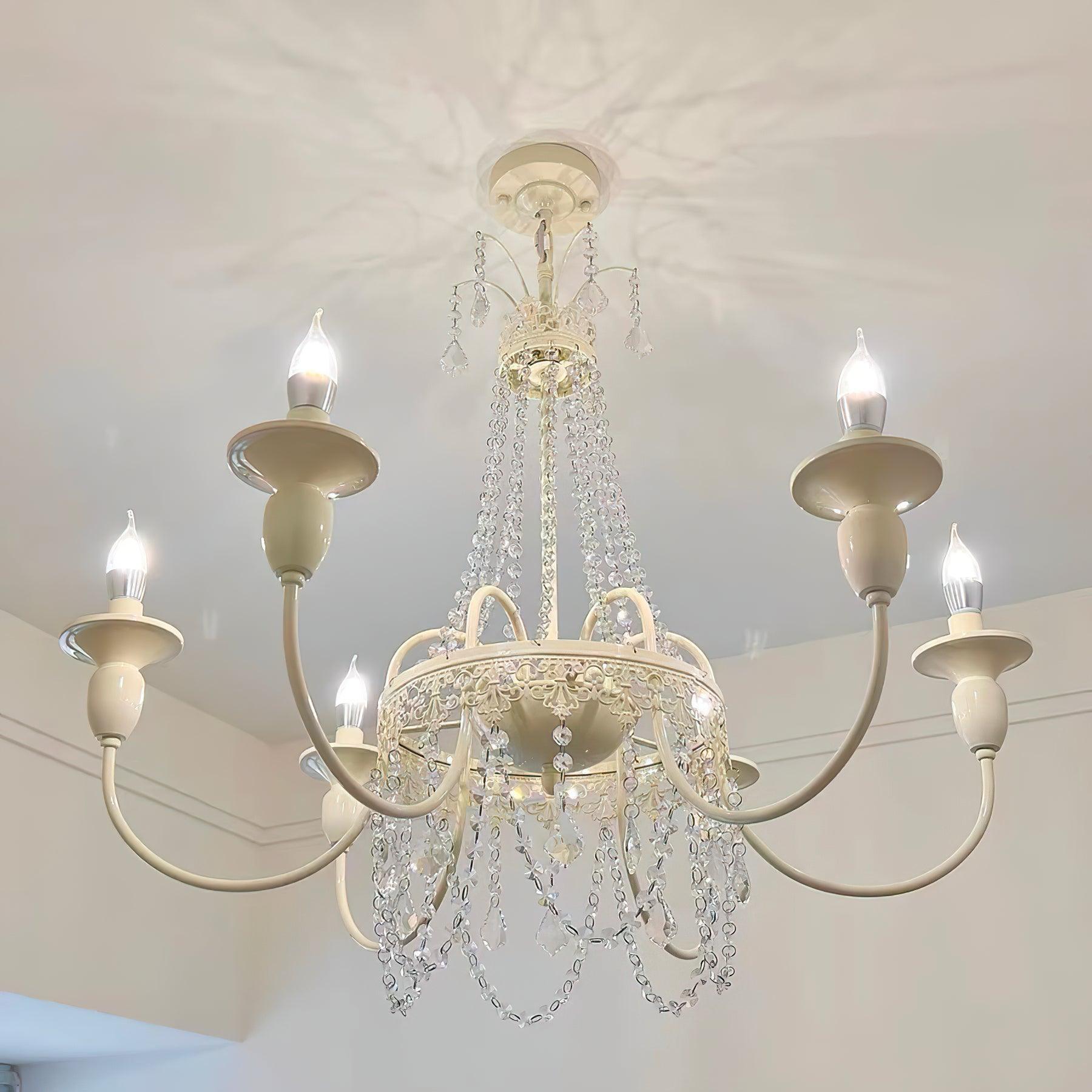 Lustra Chandelier Crystal Tassels - Letslighting