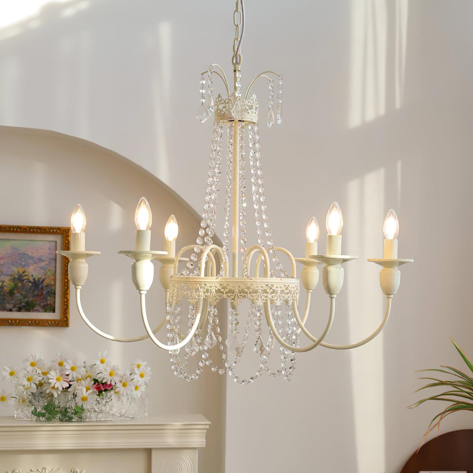 Lustra Chandelier Crystal Tassels - Letslighting