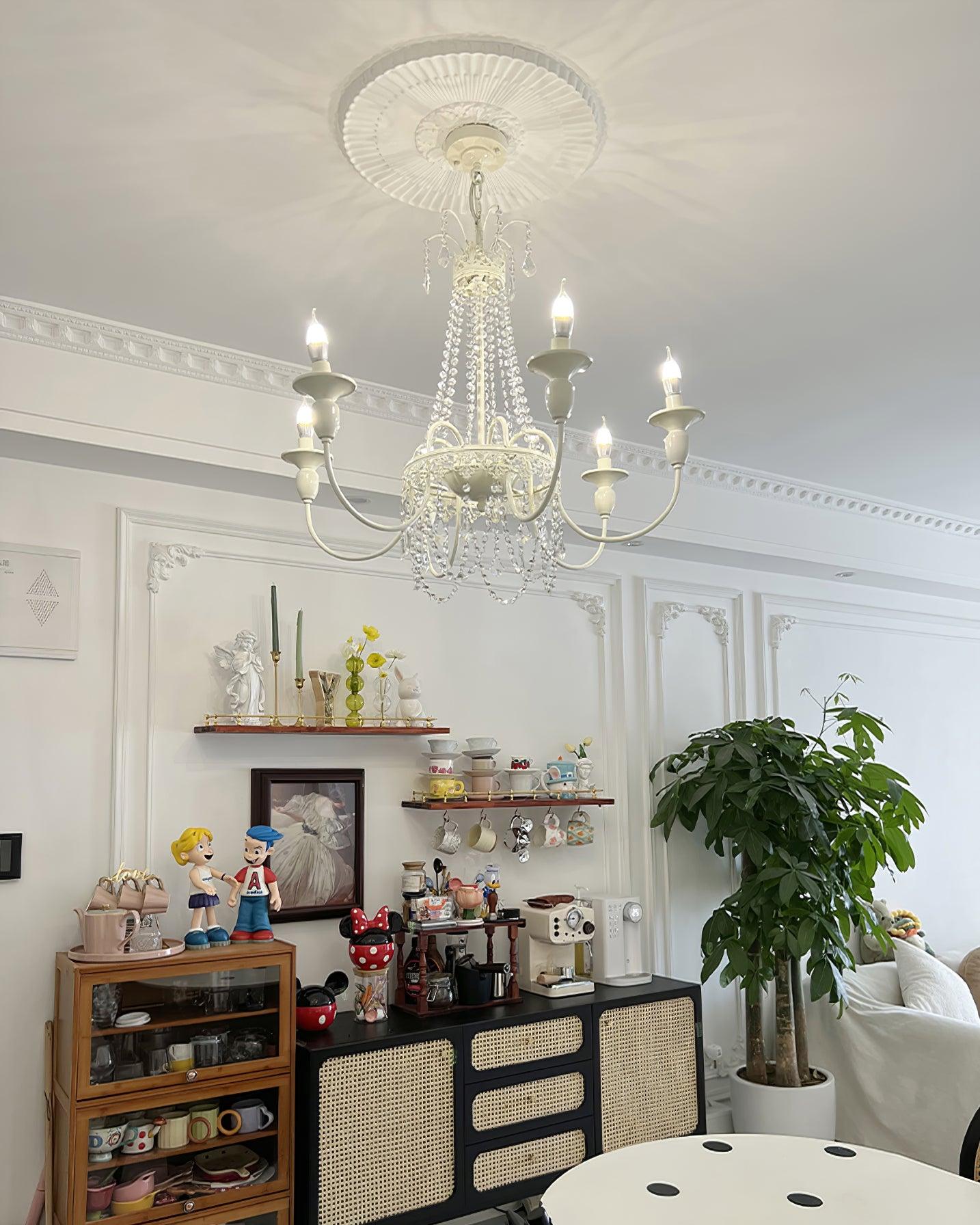 Lustra Chandelier Crystal Tassels - Letslighting