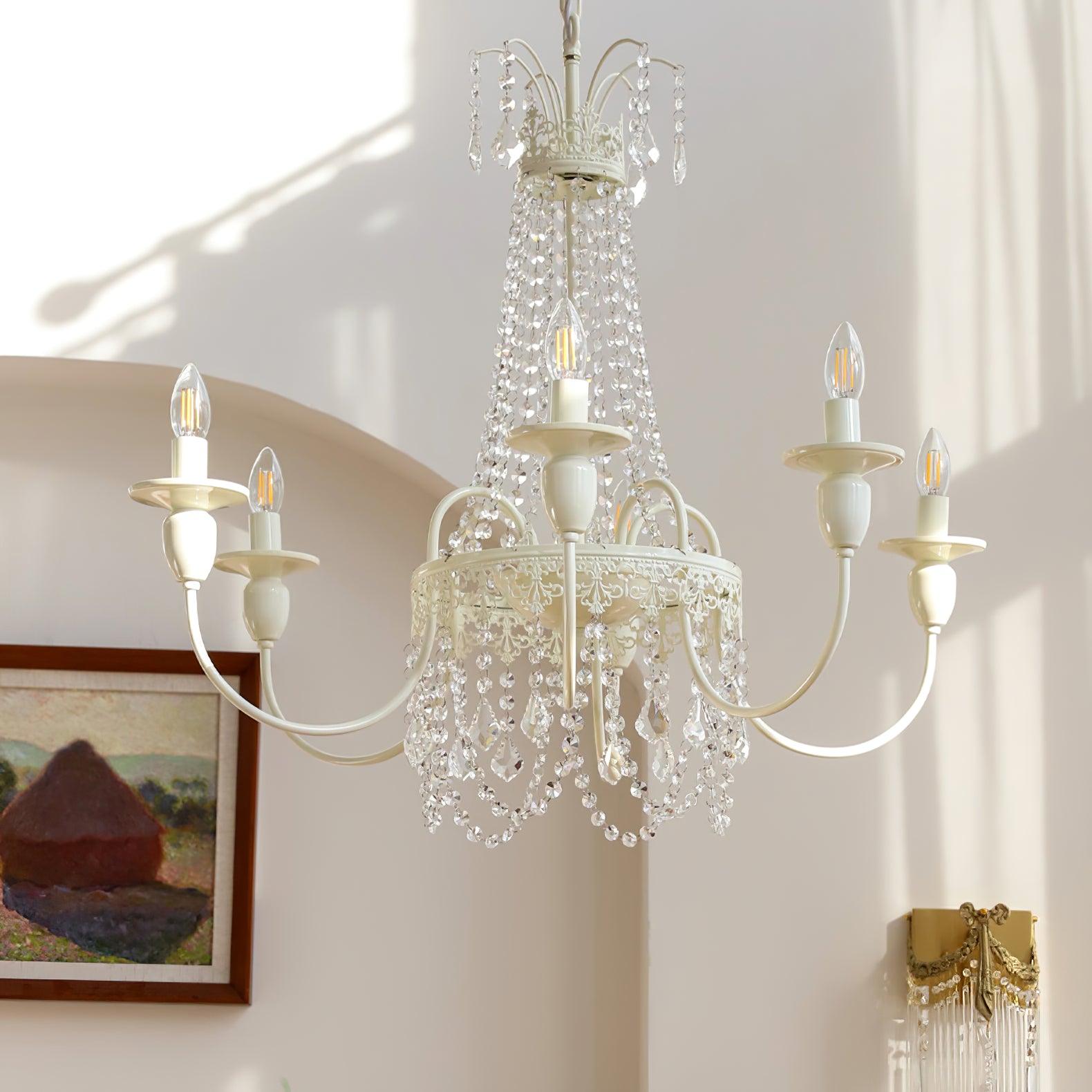 Lustra Chandelier Crystal Tassels - Letslighting