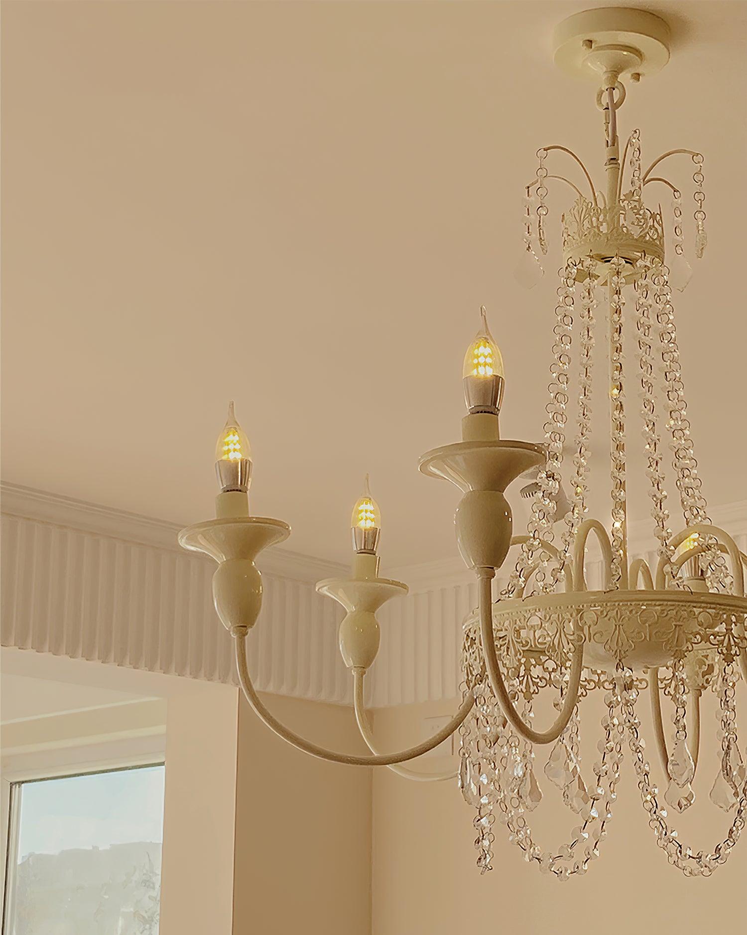 Lustra Chandelier Crystal Tassels - Letslighting